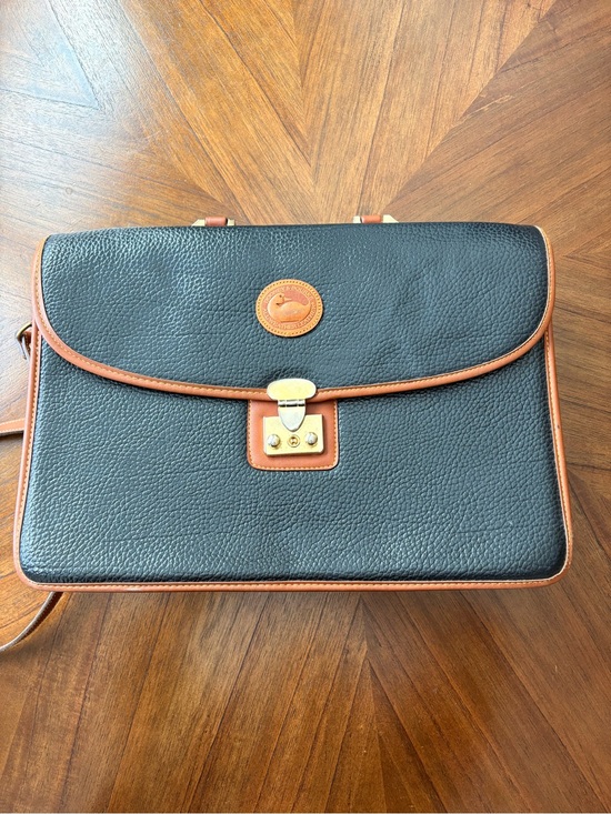 Dooney & Bourke Handbags - Used - Dooney & Bourke All-Weather Leather Classic Briefcase Satchel
